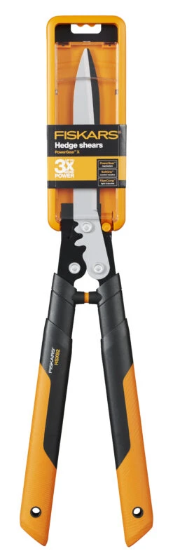 Fiskars Heggenschaar HSX92 Powergear Transmissie - 63 Cm 14 Fiskars Heggenschaar HSX92 Powergear Transmissie - 63 Cm -Tuinonderhoud 1023631PowerGearXHedgeShearHSX92pack1