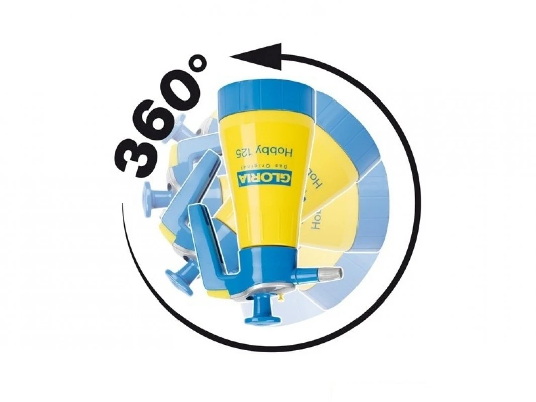 Gloria Drukspuit Hobby 125 FLEX 360° - 1.25 Liter 2 Gloria Drukspuit Hobby 125 FLEX 360° - 1.25 Liter - Afbeelding 2