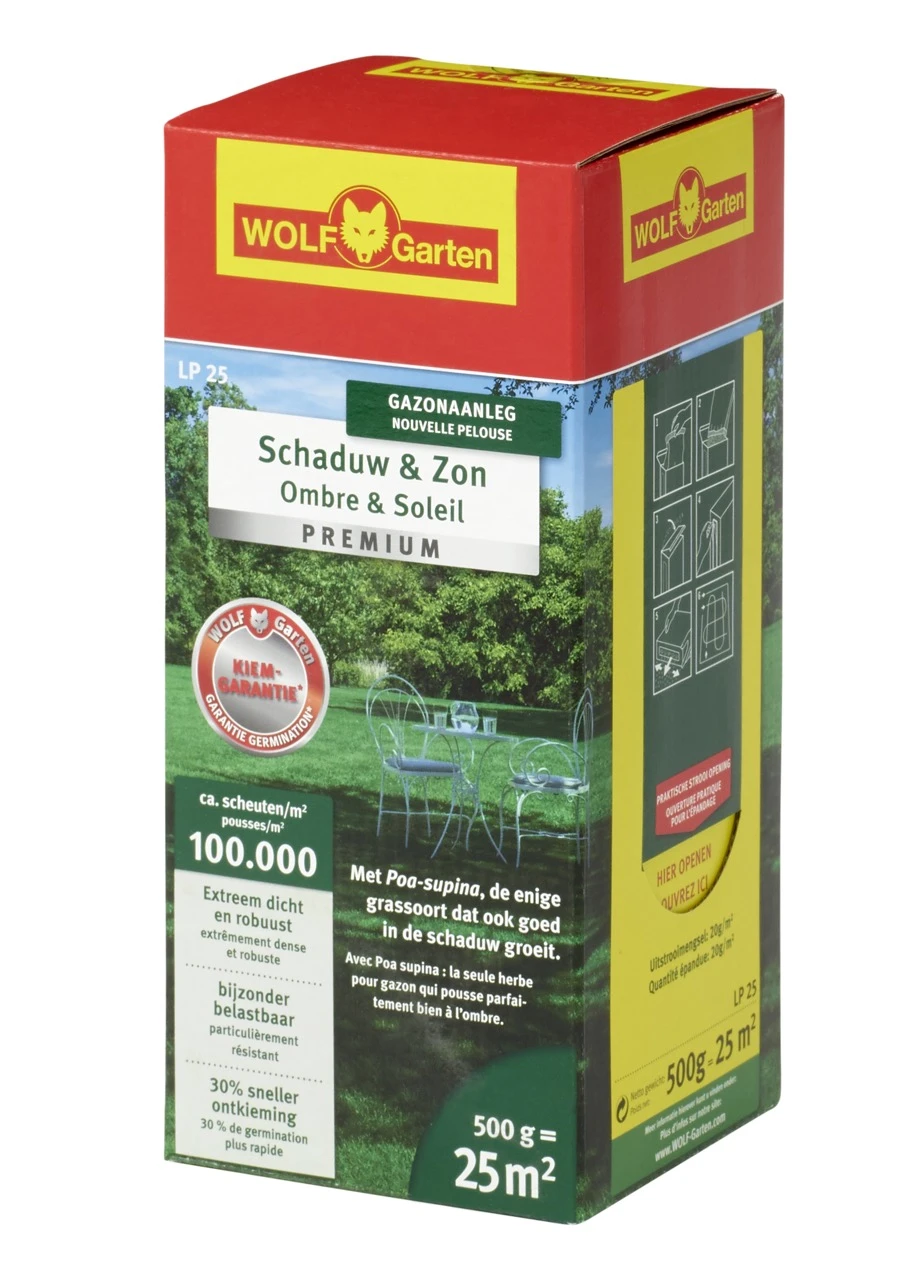 Wolf-Garten Wolf Garten Graszaad Schaduw & Zon LP 25 1 Wolf-Garten Wolf Garten Graszaad Schaduw & Zon LP 25