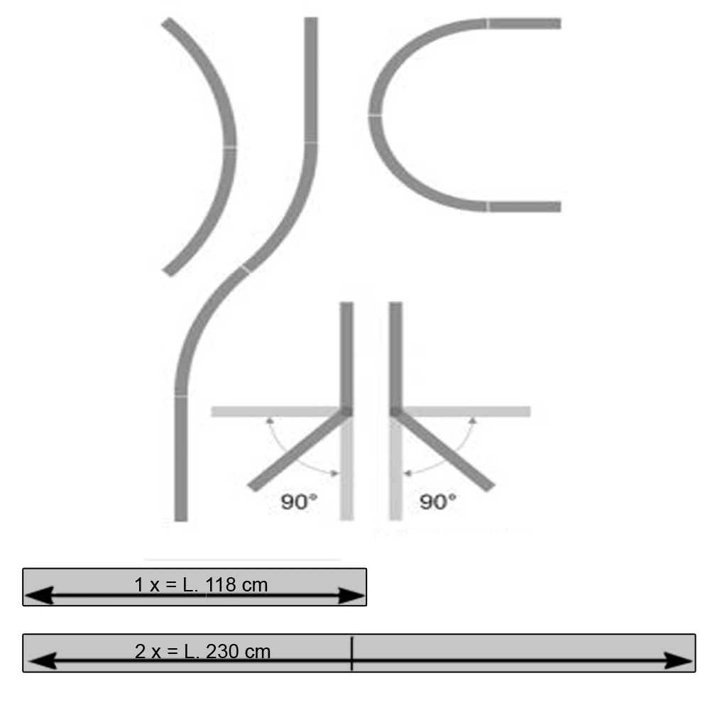 Graskant Metaal 13 X 118 Cm 3 Graskant Metaal 13 X 118 Cm - Afbeelding 3