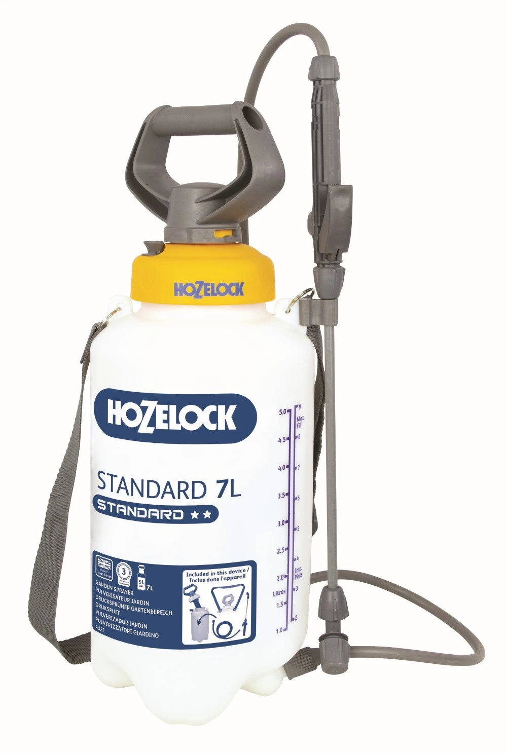 Hozelock Drukspuit Standaard 7 Liter 1 Hozelock Drukspuit Standaard 7 Liter