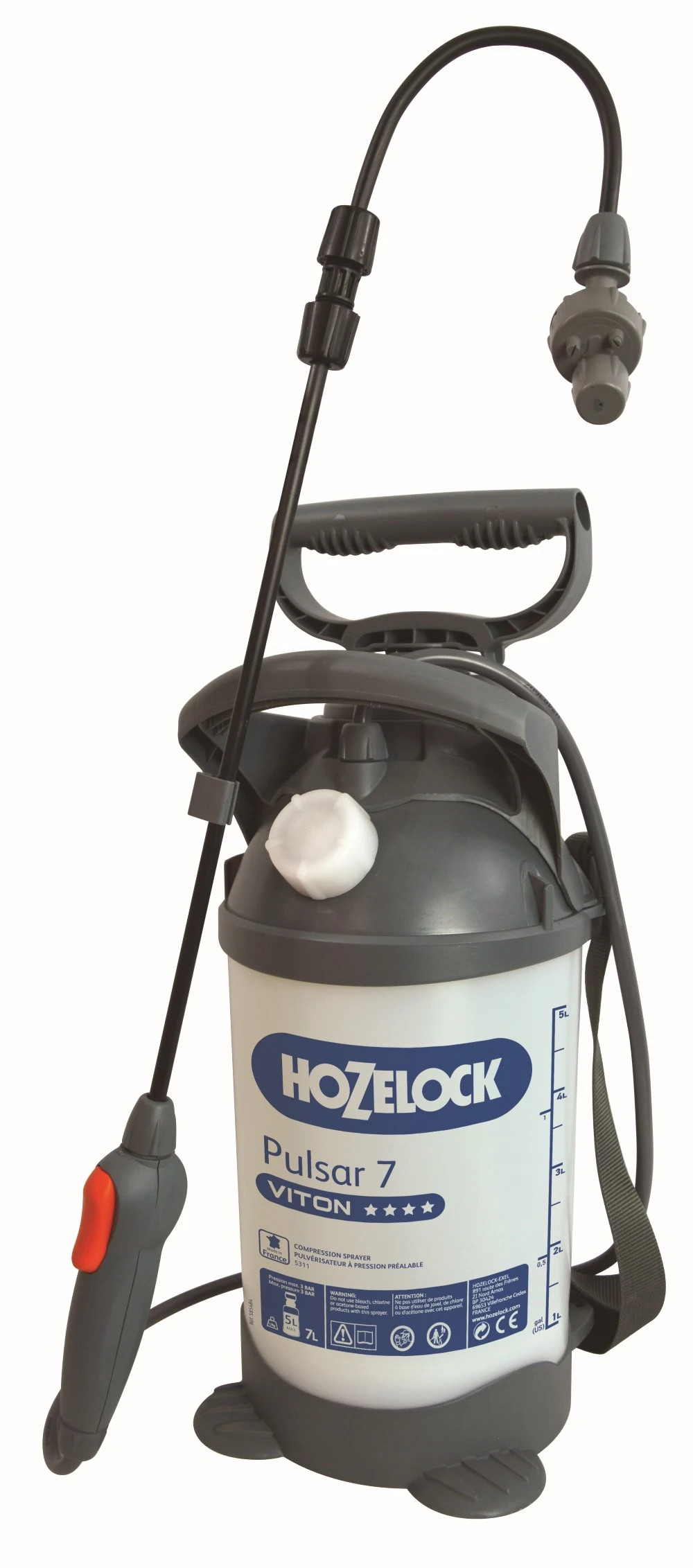 Hozelock Drukspuit Pulsar Viton 7 Liter 1 Hozelock Drukspuit Pulsar Viton 7 Liter