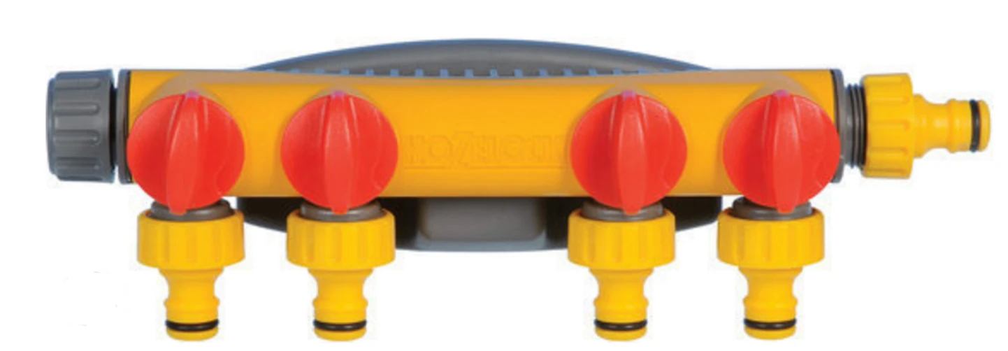 Hozelock 4-weg Waterverdeler 1 Hozelock 4-weg Waterverdeler