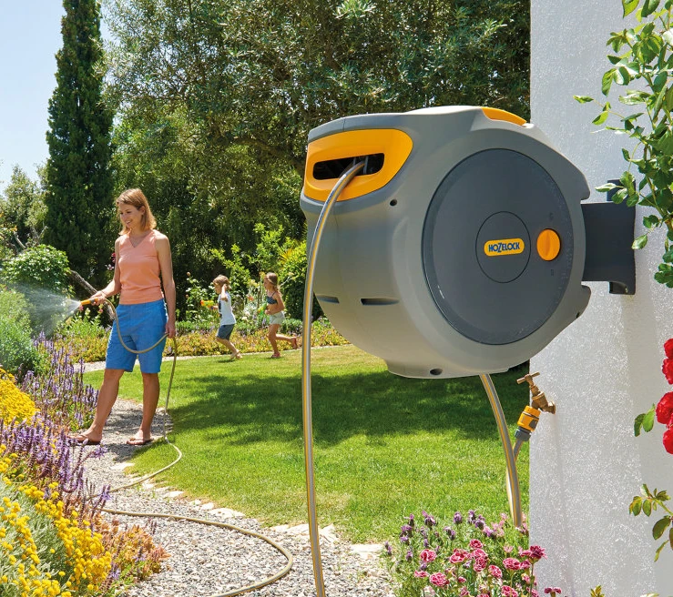 Hozelock AutoReel Slanghaspel Zelfoprollend Incl. 30 M Slang Startset En Tuinspuit 4 Hozelock AutoReel Slanghaspel Zelfoprollend Incl. 30 M Slang Startset En Tuinspuit - Afbeelding 4