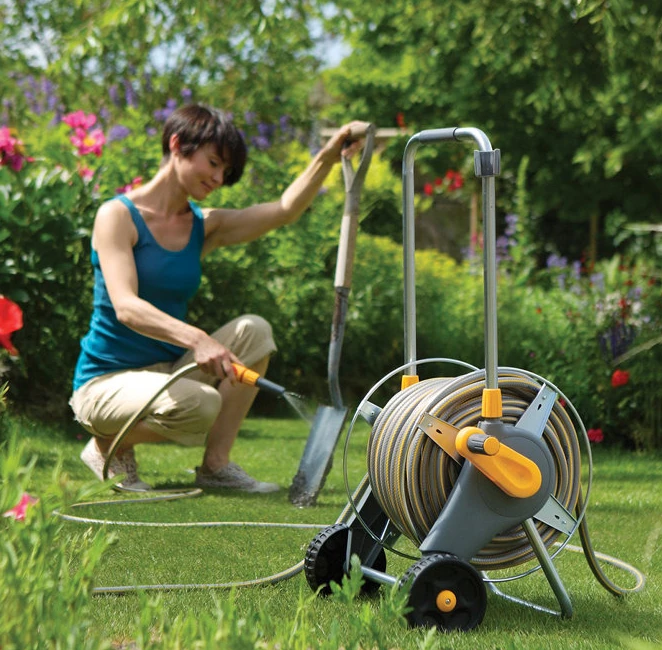 Hozelock Ultra Metal Cart Inclusief 30 Meter Slang 2 Hozelock Ultra Metal Cart Inclusief 30 Meter Slang - Afbeelding 2