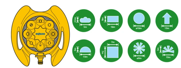 Hozelock Cirkel / Keuzesproeier 79 M² 3 Hozelock Cirkel / Keuzesproeier 79 M² - Afbeelding 3