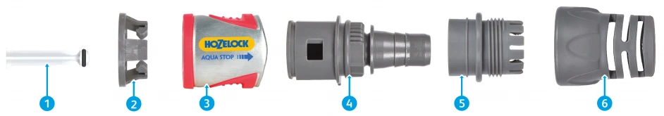 Hozelock Slangstuk Metaal Pro 3/4" Met Waterstop 4 Hozelock Slangstuk Metaal Pro 3/4" Met Waterstop - Afbeelding 4