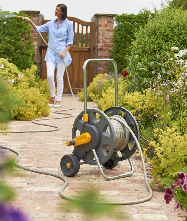 Hozelock Slangenwagen + 20m Slang 2 Hozelock Slangenwagen + 20m Slang - Afbeelding 2