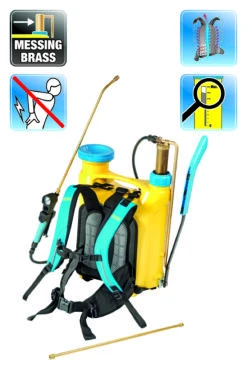 Gloria Pro 1800 - 18 Liter Kunststof + Messing Verlengstuk 50 Cm 10 Gloria Pro 1800 - 18 Liter Kunststof + Messing Verlengstuk 50 Cm -Tuinonderhoud Pro1800 Composing