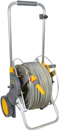 Hozelock Euro Cart Metal Slangenwagen Pro + 30 M Slang